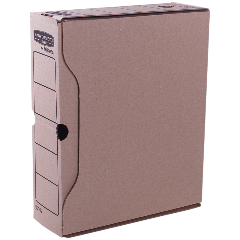 Короб архивный FELLOWES R-Kive "Basics" 100*260*325, гофрированный картон, крафт