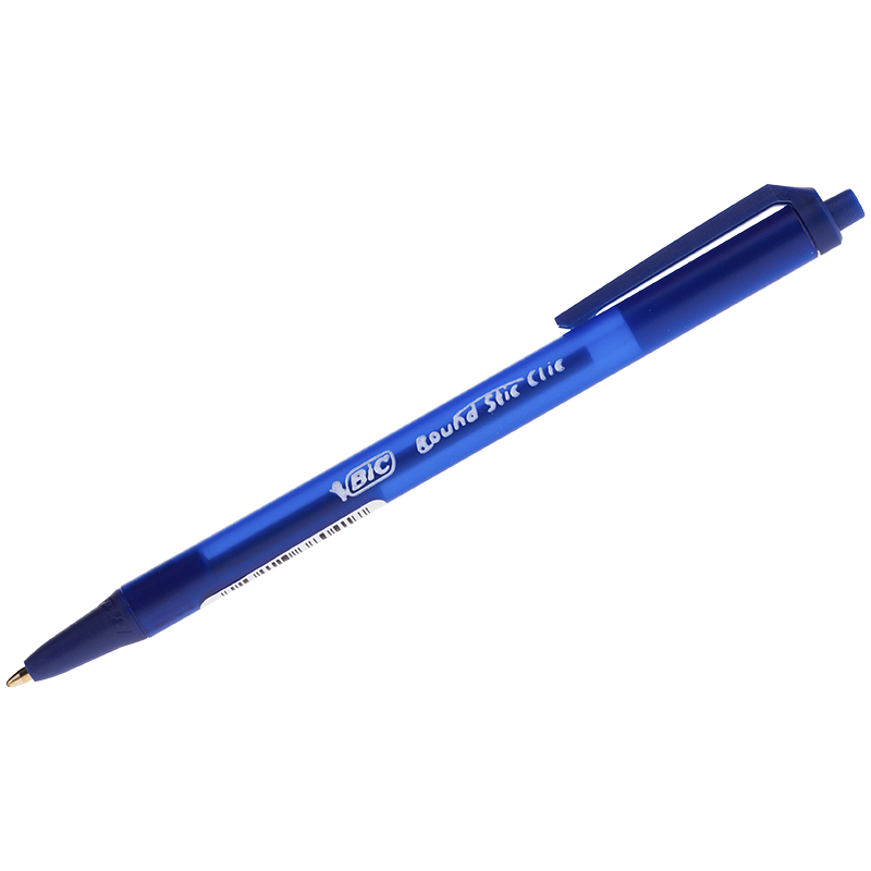 3571e86671e18486a2a34544725ba506 Ручка шариковая автоматическая Bic "Round Stic Clic" синяя, 1,0мм — изображение 1
