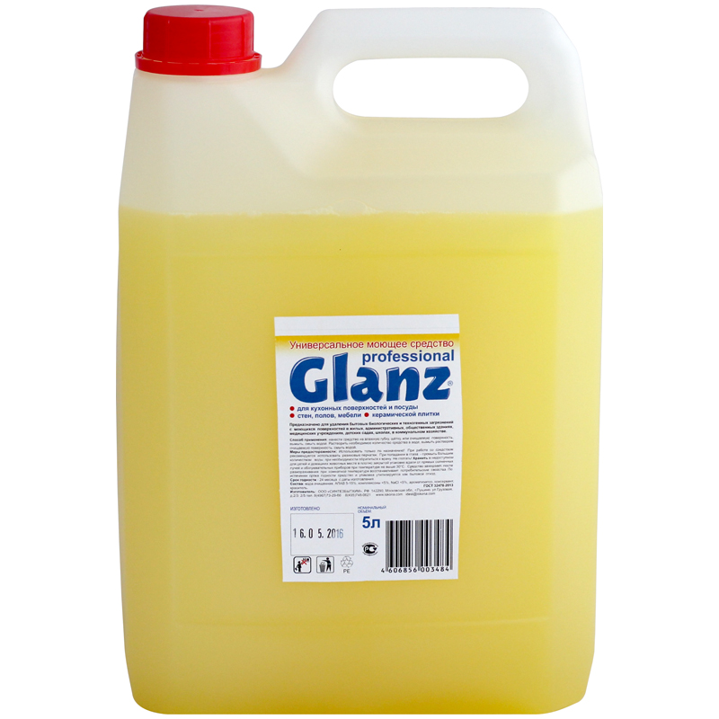 Универсальное моющее средство Glanz, канистра, 5л