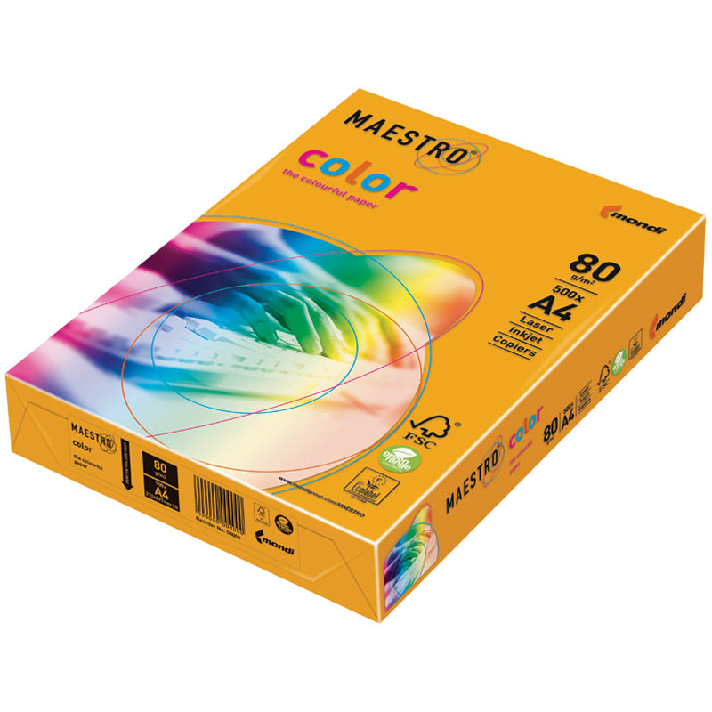 Бумага Maestro "Color trend" А4, 80г/м2, 500л. (старое золото)