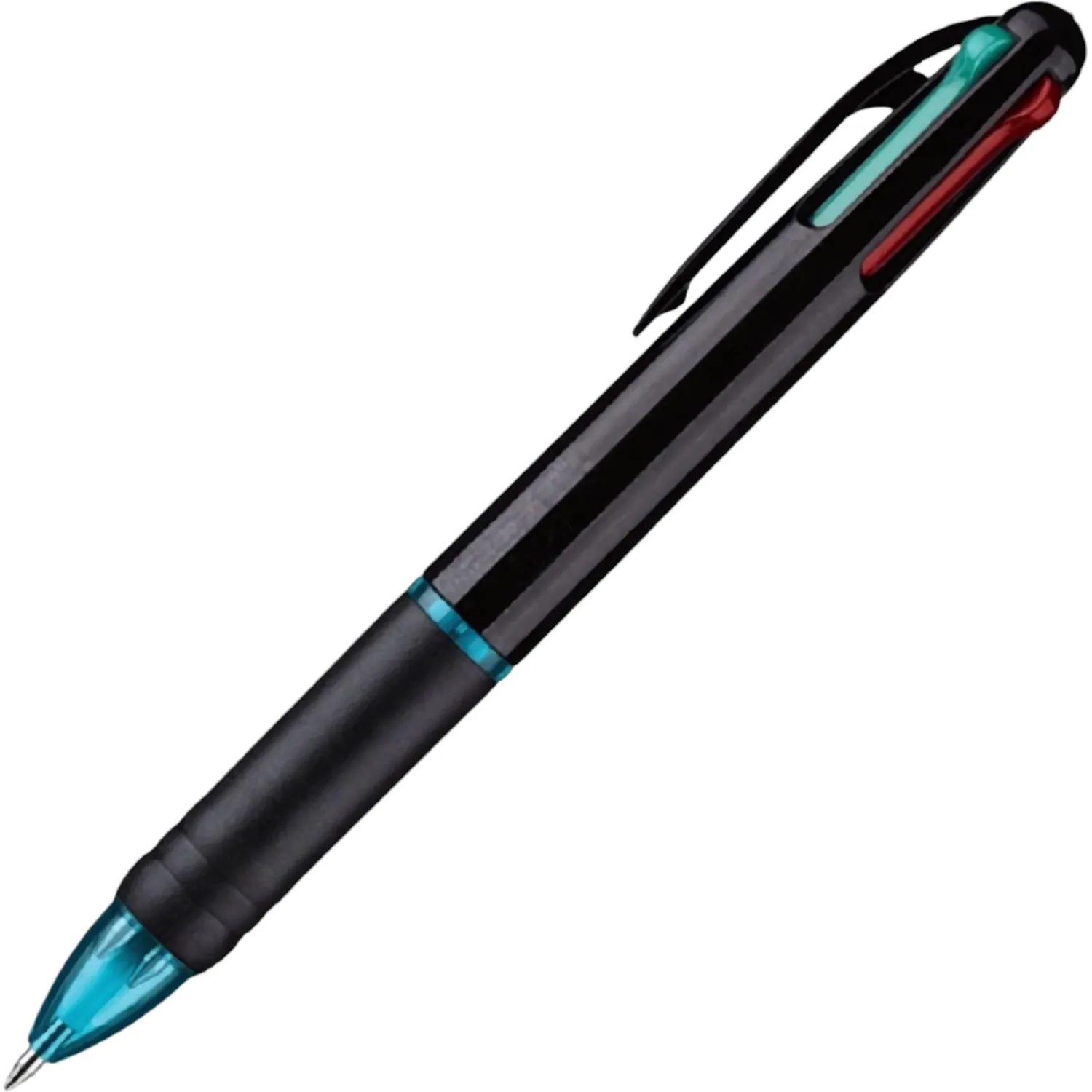 389767_001_10 Ручка шариковая автомат. Attache Luminate, 4 цвета,манж — изображение 1