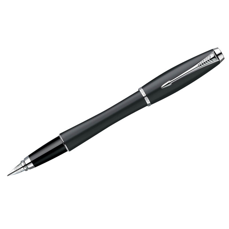 Ручка перьевая Parker "Urban Muted Black Lacquer CT" 0,8мм, подар. уп.