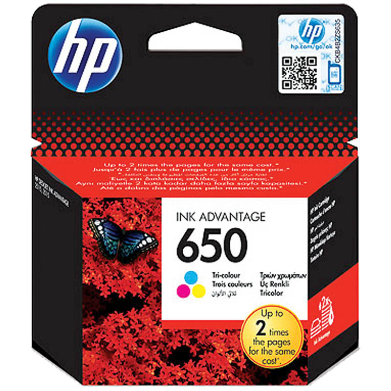 Картридж ориг. HP CZ102AE (№650) цветной для DeskJet IA 2515/2516 (200стр.)