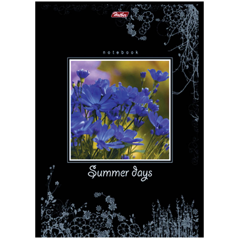 Тетрадь 96л. А4 клетка "Summer Days", выборочный лак