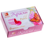 Краски акриловые Луч, 06 цветов, перламутр, 15мл, картон