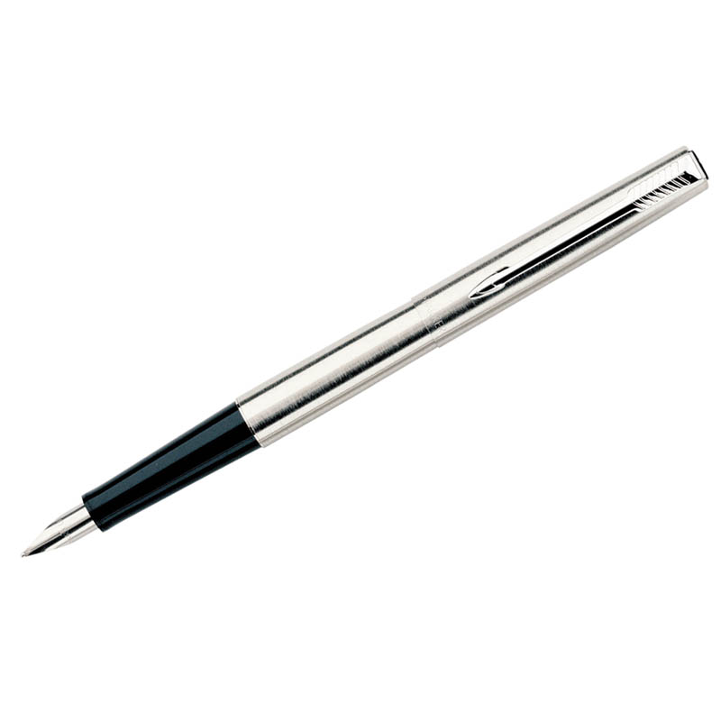46a2eead18c09ce402eb2f3cd57a2f18 Ручка перьевая "Jotter Stainless Steel CT" 1,0мм, подар.уп. — изображение 1