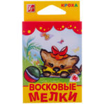 Мелки восковые Луч "Кроха", 06цв., трехгранные, картон, европодвес