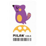 Ластик Milan "436-А", прямоугольный, синтетический каучук, 39*23*9мм — изображение 8