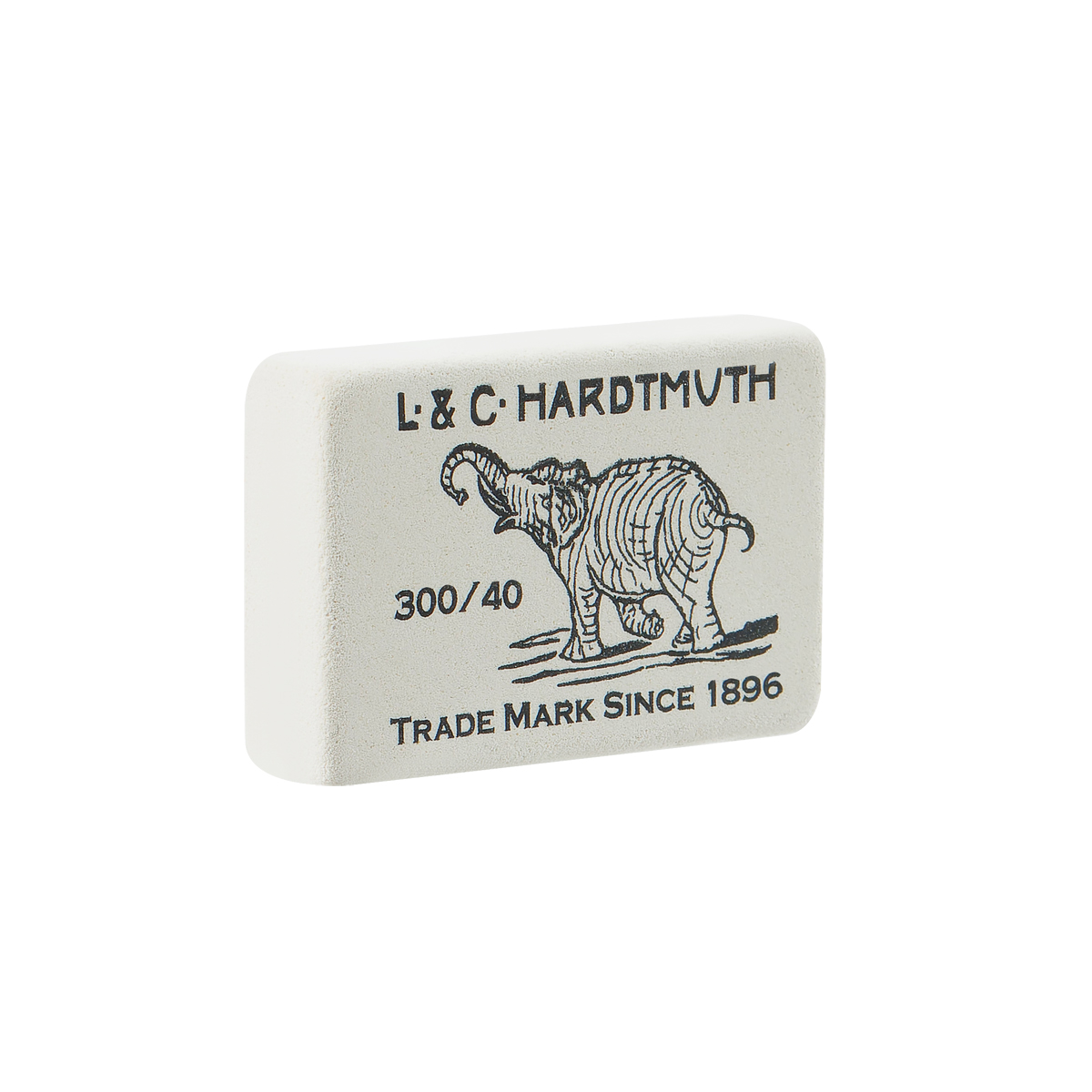 5326372644b91dd81df30a424a9e6051 Ластик Koh-I-Noor "Elephant" 300/60, прямоугольный, натуральный каучук, 31*21*8мм, ч/б — изображение 1