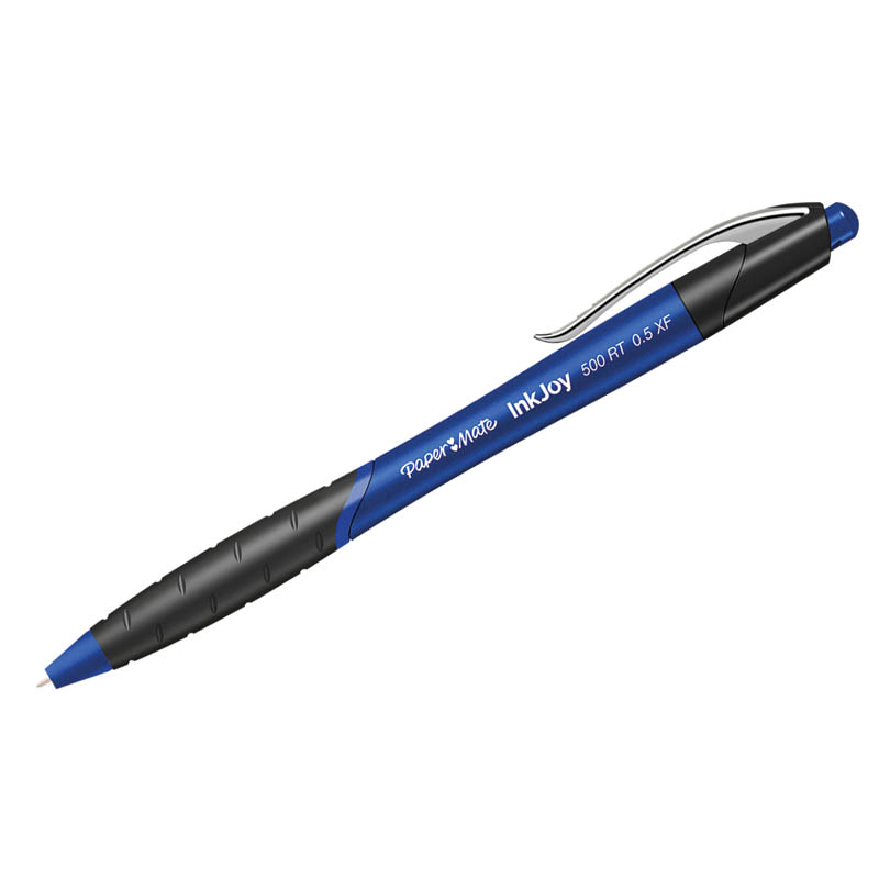 Ручка шариковая автоматическая "InkJoy" 500 RT, синяя, 0,5мм, грип
