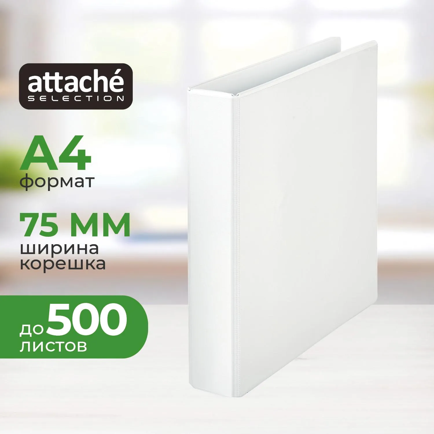 Папка на 4-х кольцах Панорама 75мм Россия