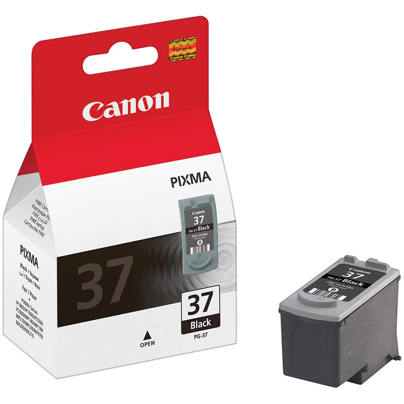 5c710cf10a41dd65b528489a72d36ac8 Картридж ориг. Canon PG-37 черный для Canon PIXMA iP-1800/1900/2500/2600/MP-140/190/210 (219стр) — изображение 1