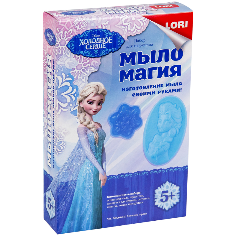 Набор-мини для мыловарения Lori Мыло Магия "Disney. Холодное сердце"