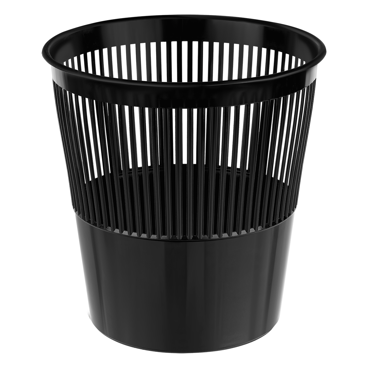 6074c12df9a23cd35ff831bb93f4a6fb Корзина для бумаг СТАММ, 09л, сетчатая, черная — изображение 1