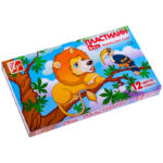 Пластилин Луч "Zoo", 12 цветов, 162г, картон