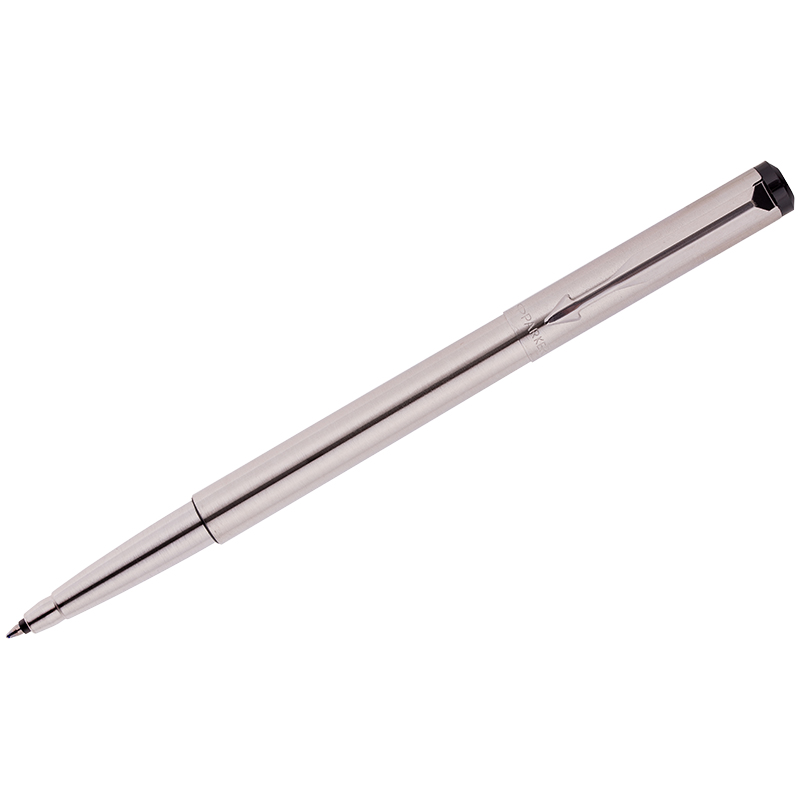 Ручка-роллер "Vector Stainless Steel CT" синяя, 1,0мм, подар.уп.