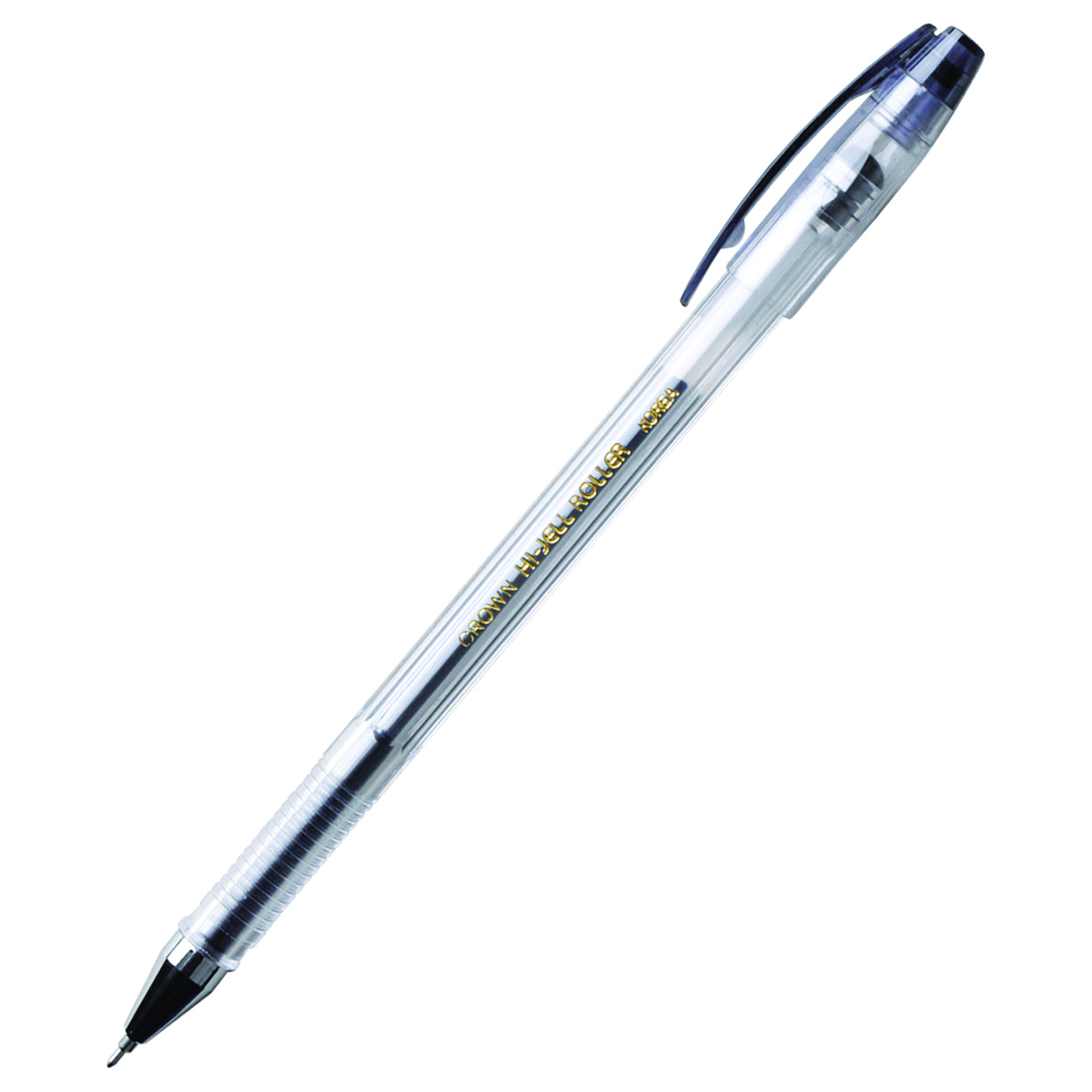 7475ffe722f10944df33fcdaf8eea7ff Ручка гелевая Crown "Hi-Jell Needle" синяя, 0,5мм, игольчатый стержень — изображение 1
