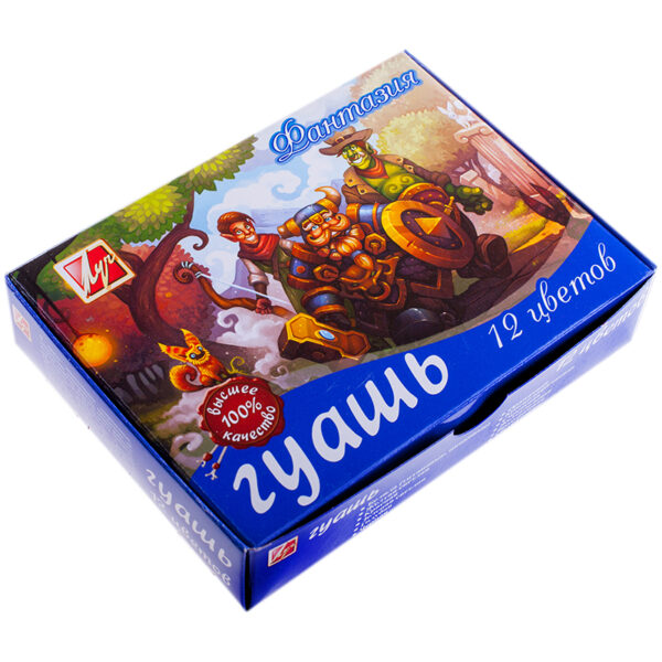 Гуашь Луч "Фантазия", 12 цветов, 15мл, картон