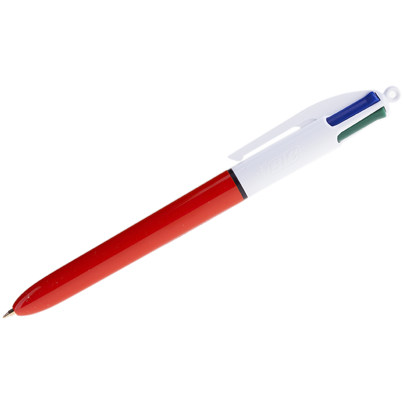 87507ab23acfa6462e8dbdad9308cb3b Ручка шариковая автоматическая Bic "4Colors" 04цв., 0,8мм, классические цвета — изображение 1