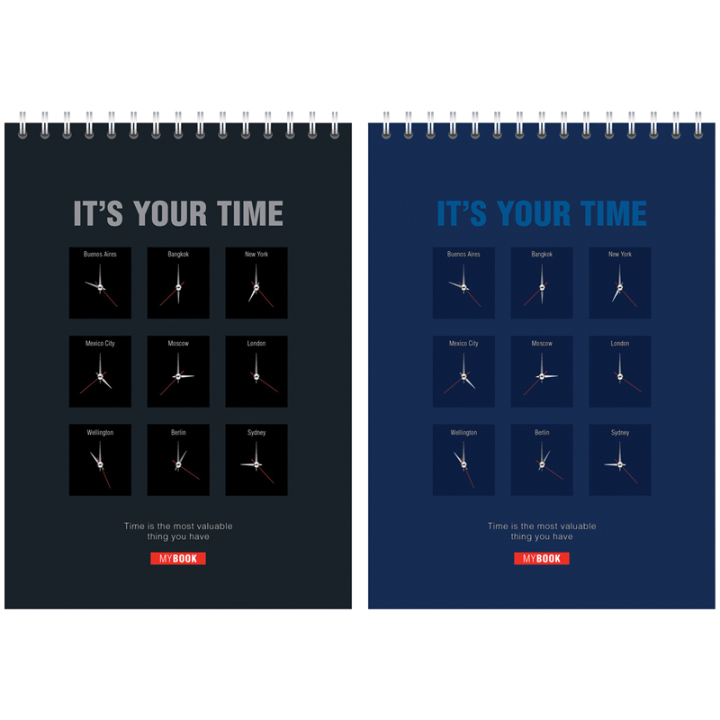 Блокнот А5 40л. на гребне ArtSpace "Офис. It's your time", эконом