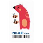Ластик Milan "436-А", прямоугольный, синтетический каучук, 39*23*9мм — изображение 5