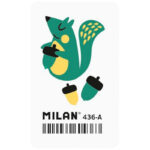 Ластик Milan "436-А", прямоугольный, синтетический каучук, 39*23*9мм — изображение 6