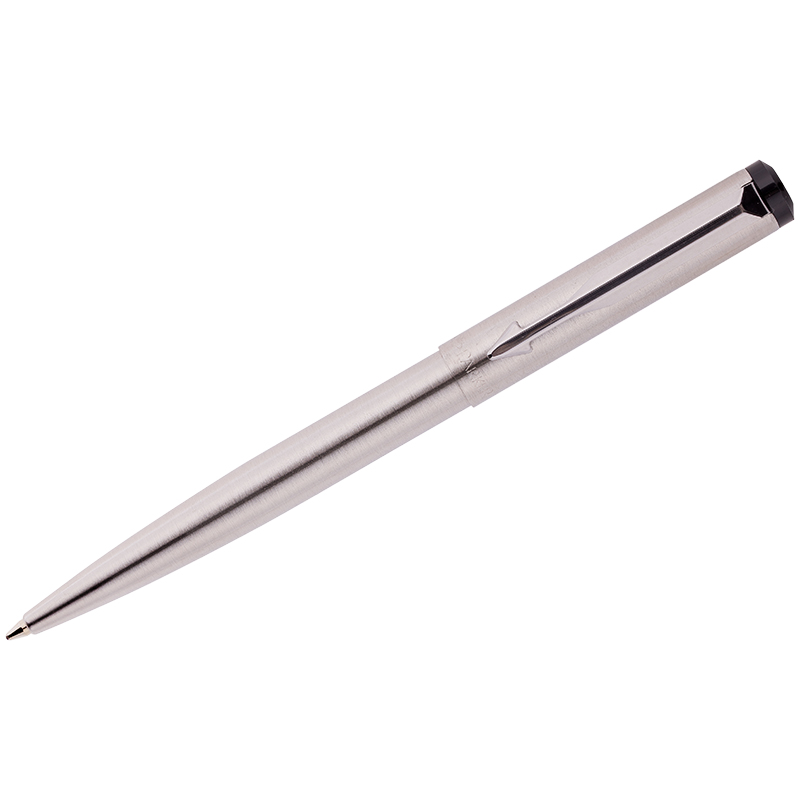 a0f729d953ff36b52841fd0abb3f2bd0 Ручка шариковая Parker "Vector Stainless Steel CT" синяя, 1,0мм, кнопочн., подар. уп. — изображение 1