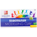 Пластилин Луч "Классика", 06 цветов, 120г, со стеком, картон