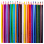 Карандаши цветные Koh-I-Noor "TrioColor", 24цв., трехгран., заточен., европодвес — изображение 3