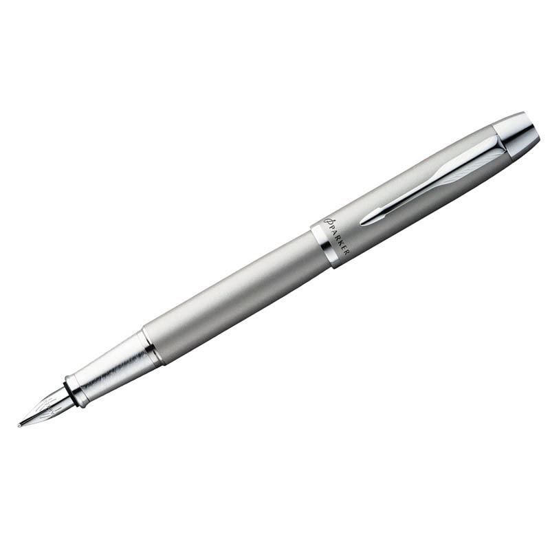 Ручка перьевая Parker "IM Grey Lacquer CT" 0,8мм, подар.уп.