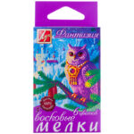 Карандаши восковые Луч "Фантазия", 06цв., картон, европодвес