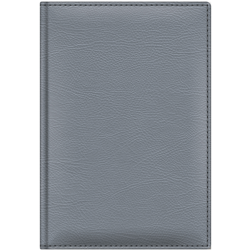 Ежедневник датированный 2017г., А5, 176л., кожзам "Prestige Pearl Effect", серый
