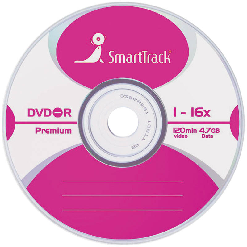 Диск DVD-R 4.7Gb Smart Track 16x Slim