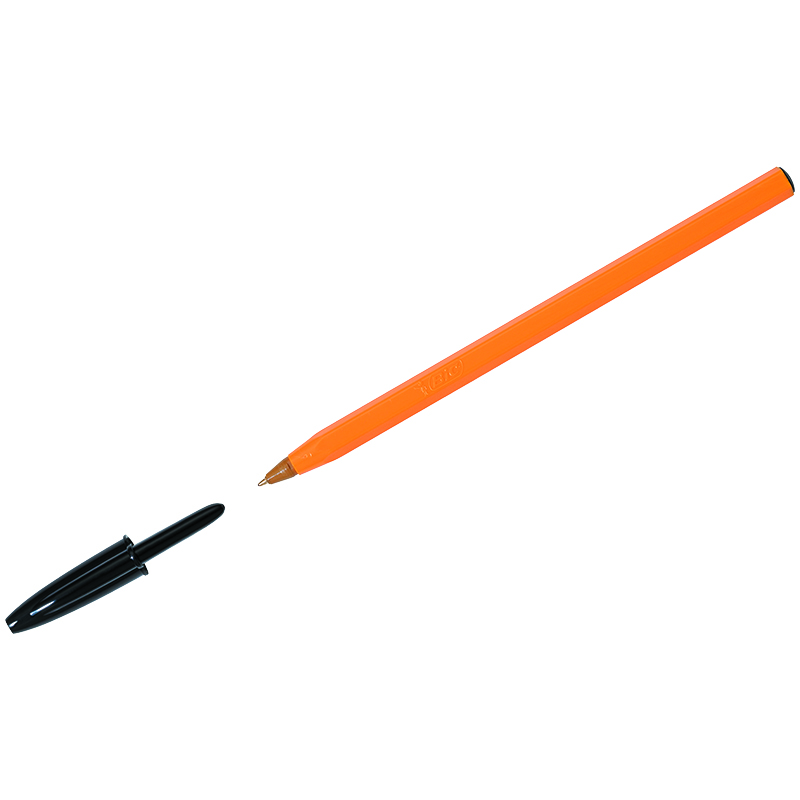 85-Product Open Ручка шариковая Bic "Orange" черная, 0,8мм — изображение 1