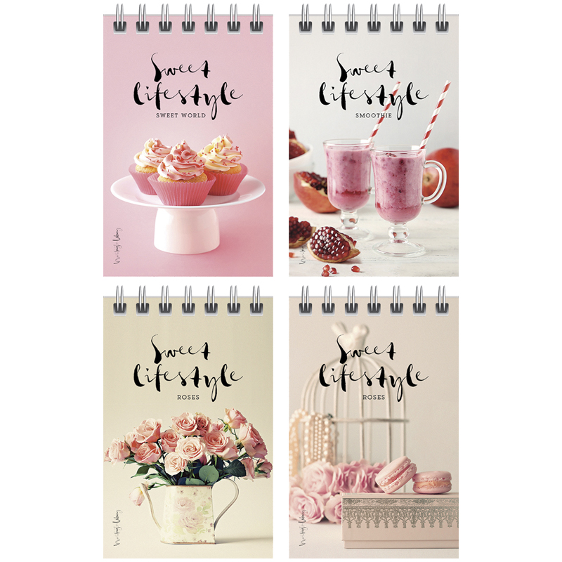 Блокнот А7 40л. на гребне ArtSpace "Стиль. Sweet lifestyle"