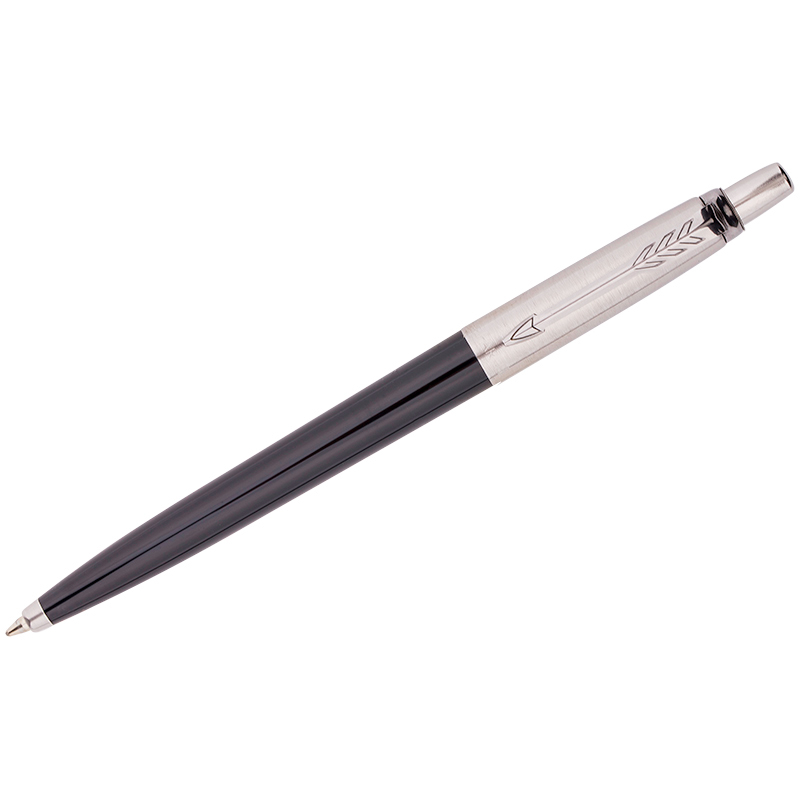 Ручка шариковая Parker "Jotter Black CT" синяя, 1,0мм, кнопочн., подар. уп.