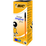 Ручка шариковая Bic "Orange" черная, 0,8мм — изображение 4