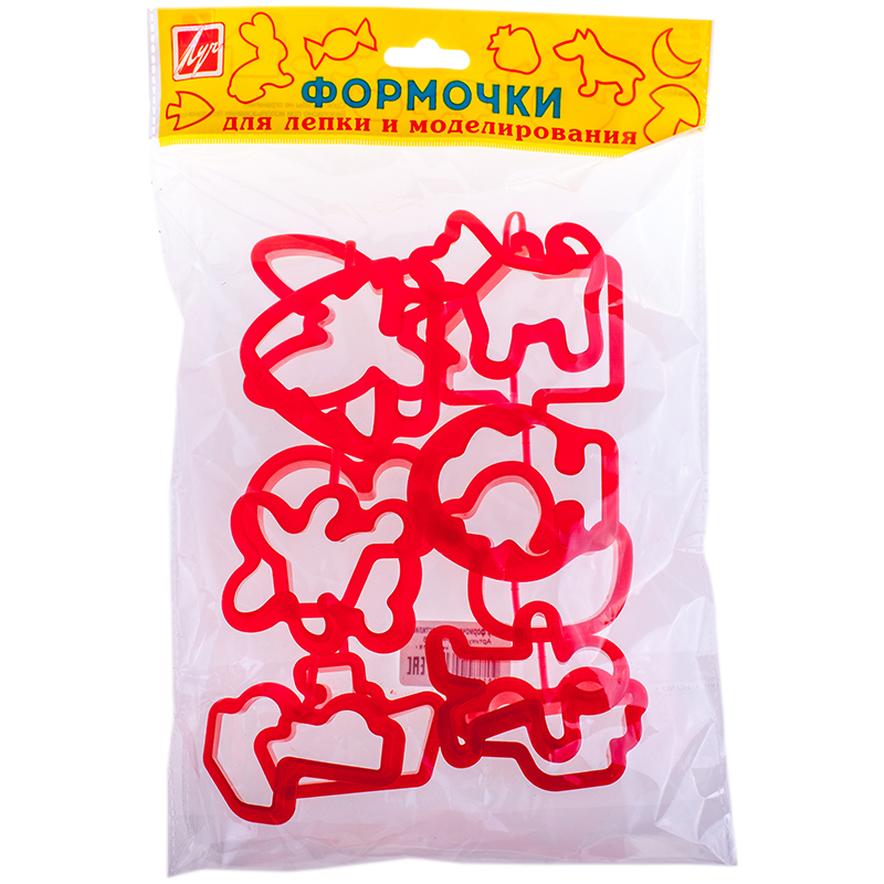 ecbcd0d9e2643558c433dbdc106e160d Набор аксессуаров для лепки, 12шт., пластик, пакет, европодвес — изображение 1
