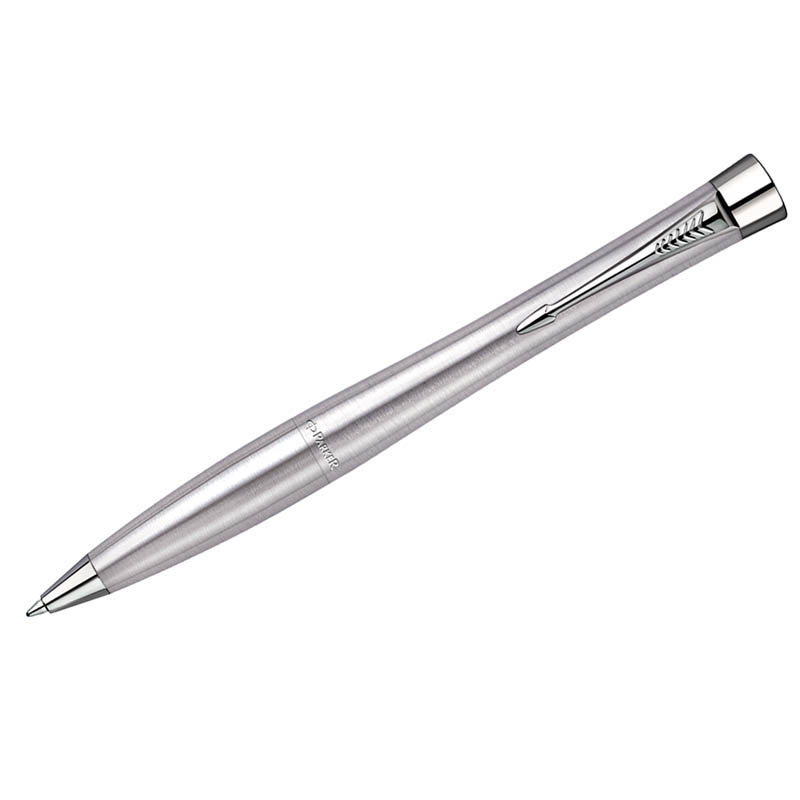 Ручка шариковая Parker "Urban Metro Metallic CT" синяя, 1,0мм, поворот., подар. уп.