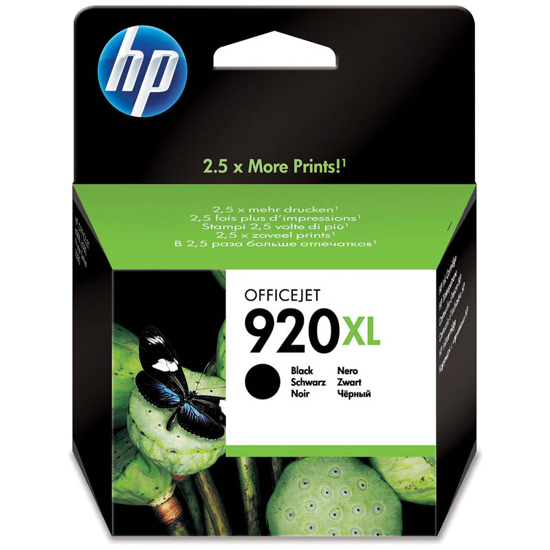 Картридж ориг. HP CD975AE (№920XL) черный для OfficeJet 6000/6500/7000/7500 (1200стр)