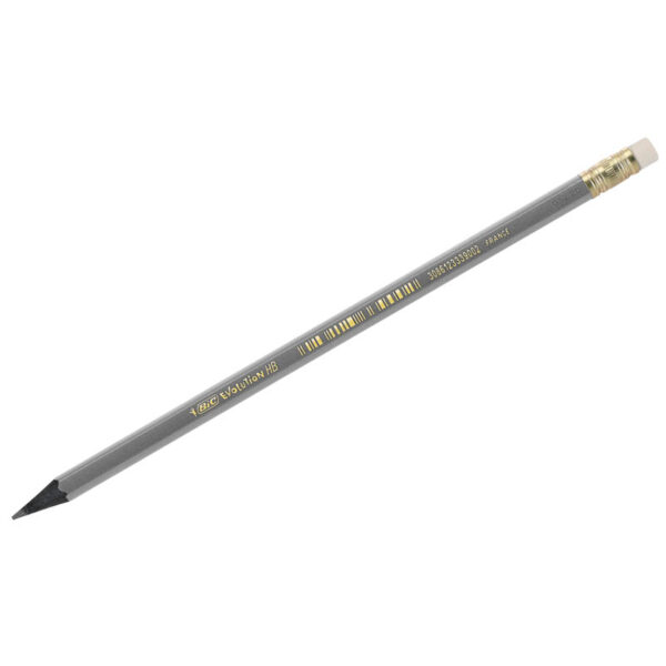Карандаш ч/г Bic "Evolution Black" HB, с ластиком, заточен., пластиковый