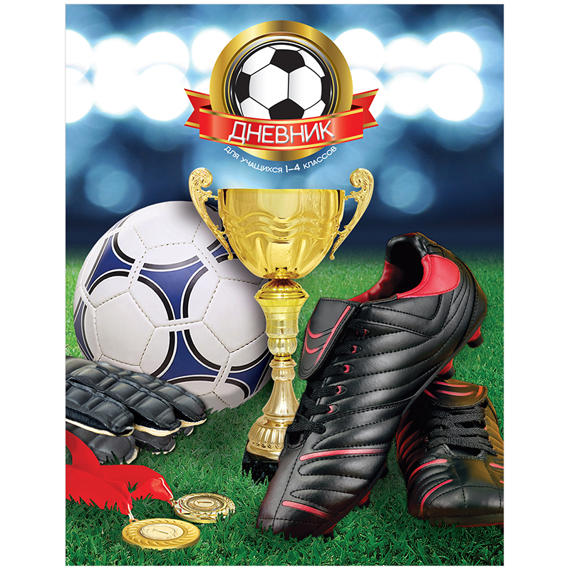 Дневник 1-4 кл. 48л. ЛАЙТ "Football dream", глянцевая ламинация
