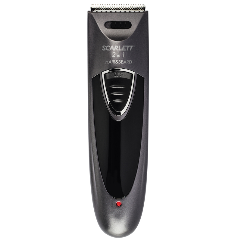 Машинка для стрижки волос и бороды Scarlett SC-HC63C58, аккум./сеть, 2 насадки-телескоп