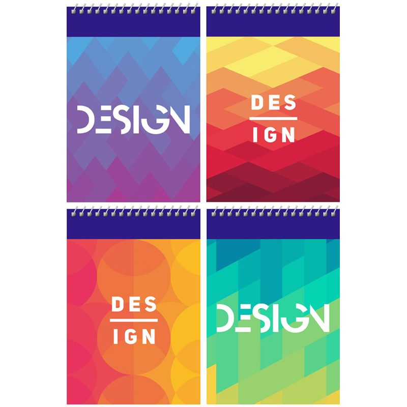 Блокнот А6 60л. на гребне BG "Design"