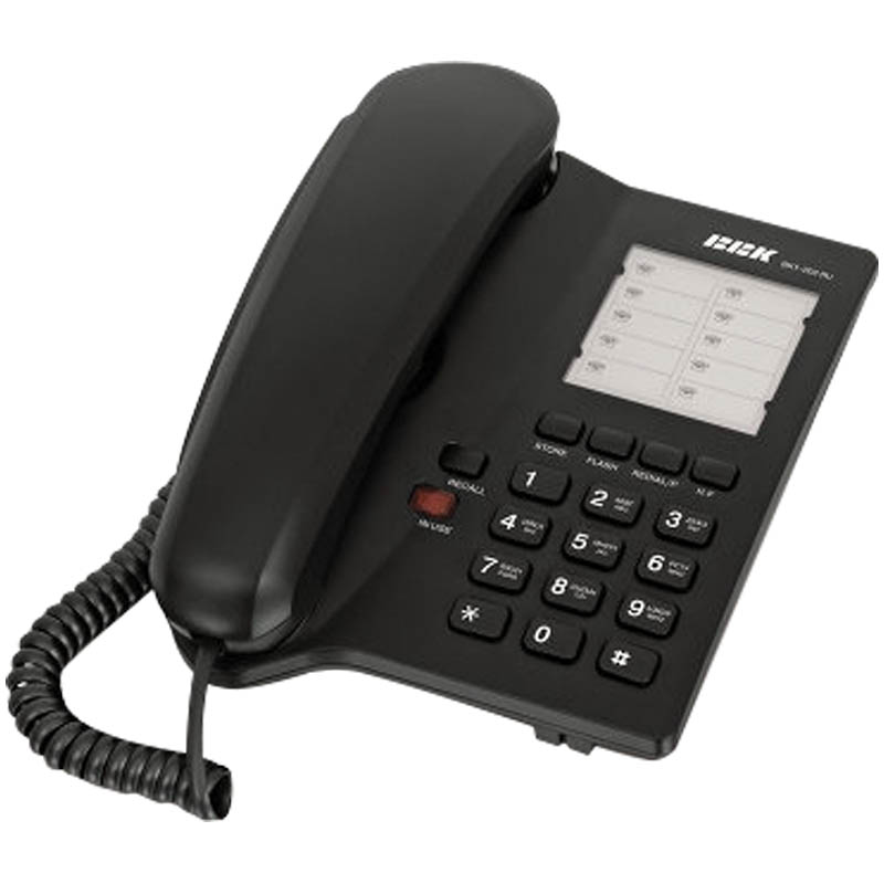 Телефон проводной BBK BKT-203RU черный