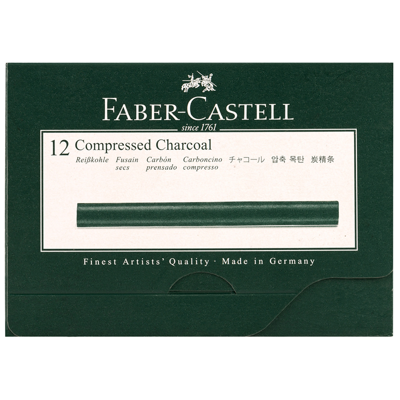 Уголь прессованный Faber-Castell "Pitt", очень мягкий