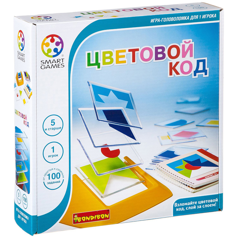 Игра логическая Bondibon "Цветовой код"