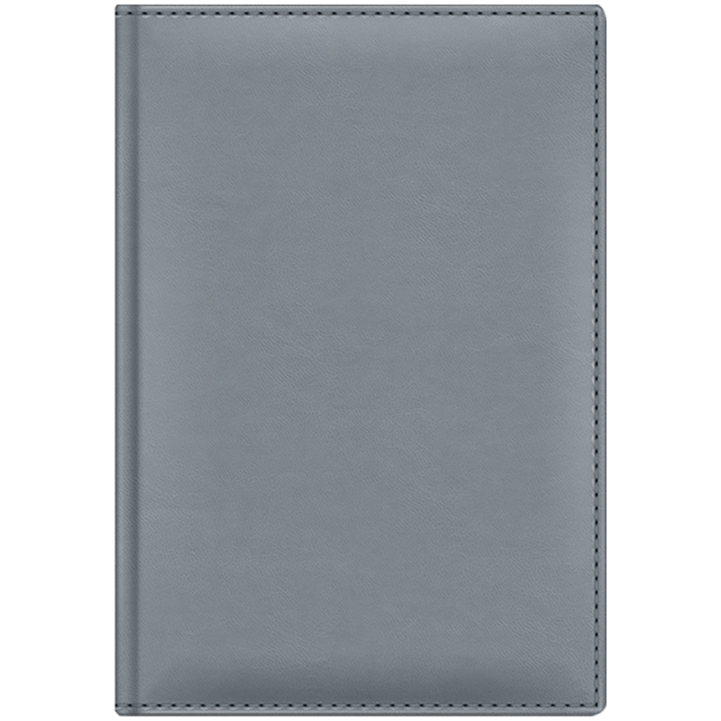 Ежедневник датированный 2017г., А6, 176л., кожзам "Caprice Thermo Silver", серебро, серебр. срез