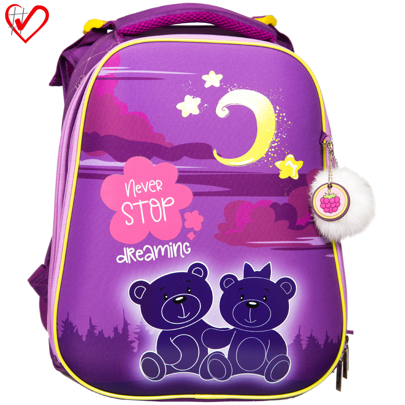 Ранец Berlingo Expert "Dreaming bears" 37*29*18см, 2 отделения, анатомическая спинка