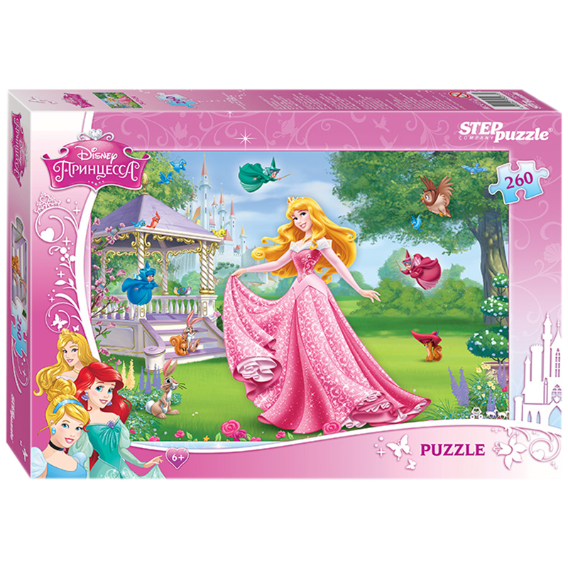 Пазл  260 эл. Step Puzzle "Disney. Спящая красавица", картонная коробка